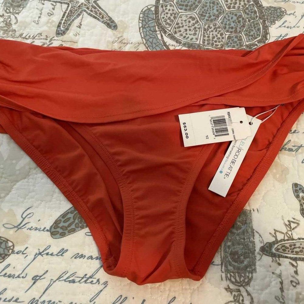 BLEU ROD BEATTIE BIKINI BOTTOMS NWT - 12